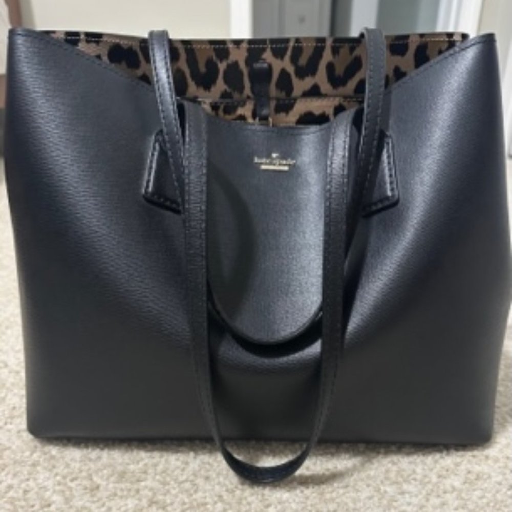 Kate Spade Hadley Road "Dina" Handbag in black, multi